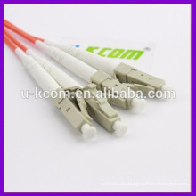 China-Großverkauf direkt Versorgungsmaterial-Vielzahl LC-Faser-optisches Flecken-Schnur-Kabel